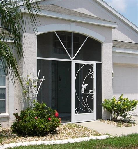 commercial residential aluminum & fabricating|aluminum screen door for lanai.